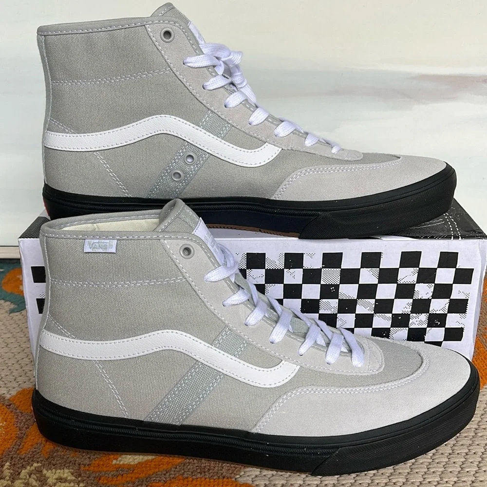 Vans Men’s Crockett High Light Gray/Black VN0A5JIGBH8 Sneakers